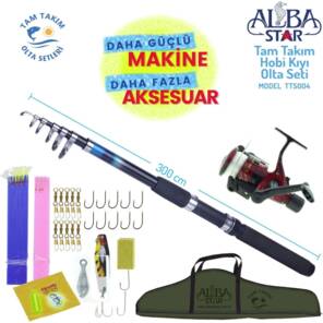 Albastar Tam Takım Hobi Kıyı Olta Seti TTS004